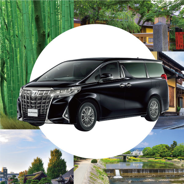 【Up to 5 people】Taxi + Guide tour in the Kyoto city(English)